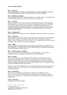 how to practise practice?