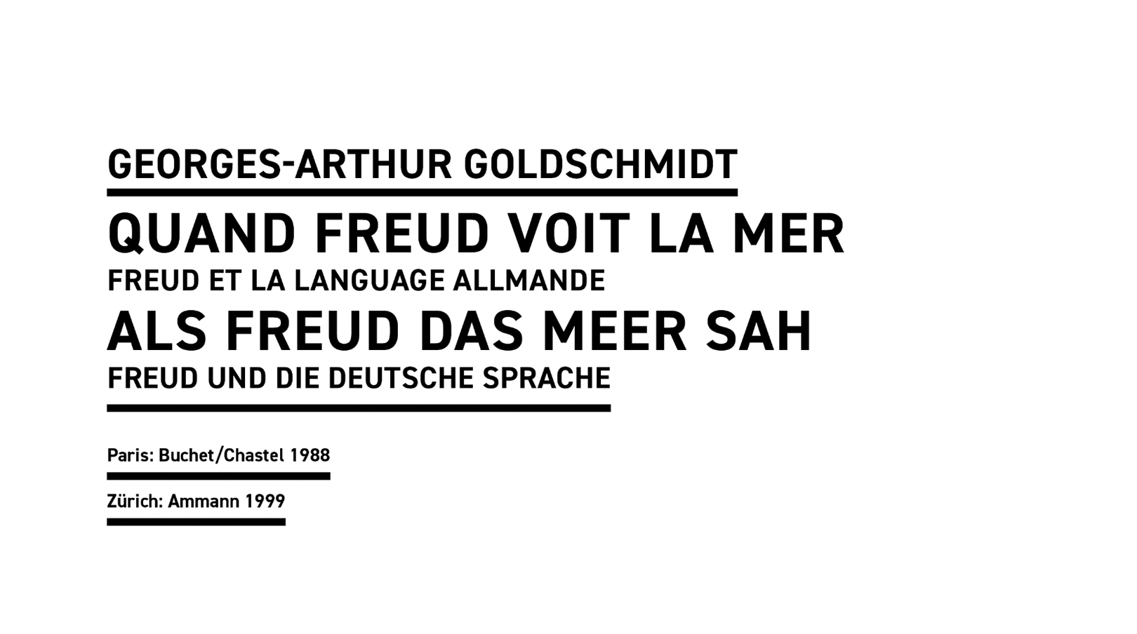 ÜBERSETZEN ALS KULTURTECHNIK  — TRANSLATING AS CULTURAL TECHNIQUE